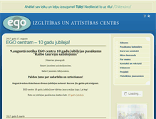 Tablet Screenshot of egocentrs.lv